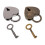 2 heart-shaped padlocks, pair and luggage lock 5