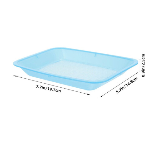 Plastbricka med handtag för förvaring, kompakt, 18 cm 1