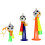 5 stuks luidsprekertrompet voetbalspel feest plastic L 2