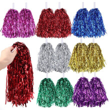 7 Paar lustige Pompons für Cheerleader-Teams, schütteln Sie den Strauß