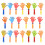20 feestaccessoires van plastic voor kinderen 5