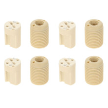 Set van 4 G9-lampfittingen, vervangende voetjes voor vervanging en reparatie.