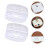 2 stuks ovale verfbakjes, schilderplanken, wit PP 4