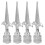 4 magic knobs for outdoor posts, fence finials, terrace railings 4