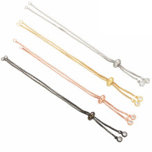 4 Stück verstellbare Armbänder, halbfertiges Schmuckherstellungszubehör
