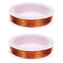 Blumendraht, dunkelrot, verzinktes Eisen, 2 Stück (6,6 x 2,6 Zoll)