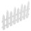 Witte schutting PVC tuinpaneel voor looppaden 1 1