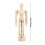 Mannequin en bois articulé avec support pour décoration de table 2