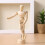 Mannequin en bois articulé avec support pour décoration de table 5