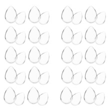 60 Drop Glass Ring Surface Glass Decoration Flat Bottom Flatback