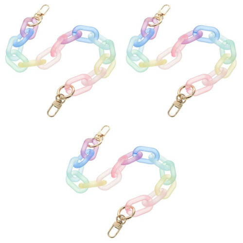 Cadena de acrílico para bolso de 3 piezas 2