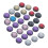 Resin Round Patches with Flat Back and Snap Fasteners for DIY 1