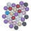 Resin Round Patches with Flat Back and Snap Fasteners for DIY 5