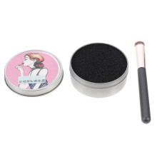 Professionell concealer med svampask, kosmetiskt tillbehör