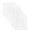 Set van 9 holle schildervormen, plastic, letter, kind, wit 4