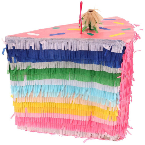 2-teilige, kuchenförmige Piñata für Geburtstagsfeiern 2