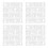 128-piece Halloween stencil set, reusable drawing templates 3