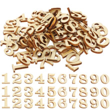 100 houten schijven van 15 mm (100 stuks) voor knutselen en leren.