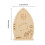 48 paneles de puerta de jardín de hadas de madera para pintar y decorar 2
