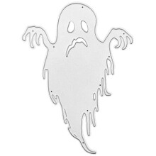 Kit de manualidades DIY con plantillas troqueladas de metal de fantasmas de Halloween