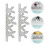 2pcs Decorative Paper Art Easter Bunny Die Cuts for Crafts 4