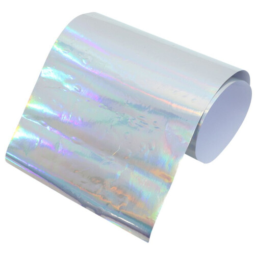 1 rollo de pegatinas de vinilo holográficas, multicolor 1