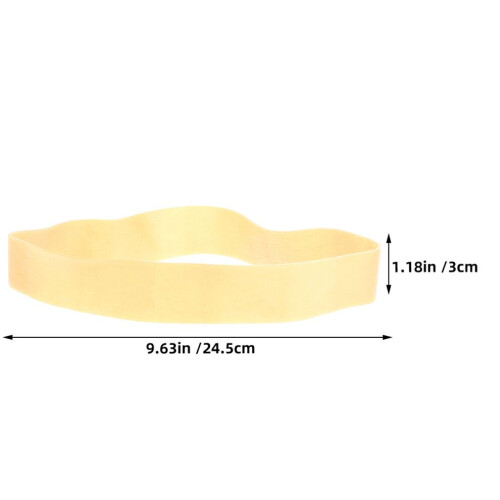 3 geformte Gummibänder: elastische Bänder für 2