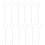 Craft Plastic Circles Star White 1 Set 1