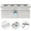 3er-Set 4-teilig – Lippenstiftform aus Aluminium 2