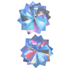 100 vellen dubbelzijdig gekleurd papier voor doe-het-zelf origami-projecten voor kinderen