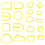 18-piece polymer clay mold earring cutter set, handmade 3