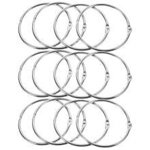 Binderringe Silber 12 3,14x3,14x0,08 Zoll