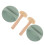 4-piece wooden roller set with hammer for DIY craft projects 1