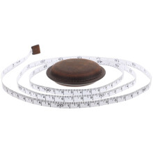 Mini mètre ruban pour mesurer les vêtements, cuir de vachette pleine fleur