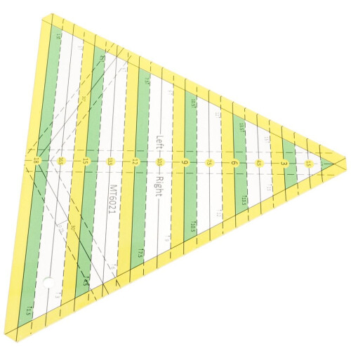 Regla de patchwork acrílica para arreglar rápidamente tu ropa 2