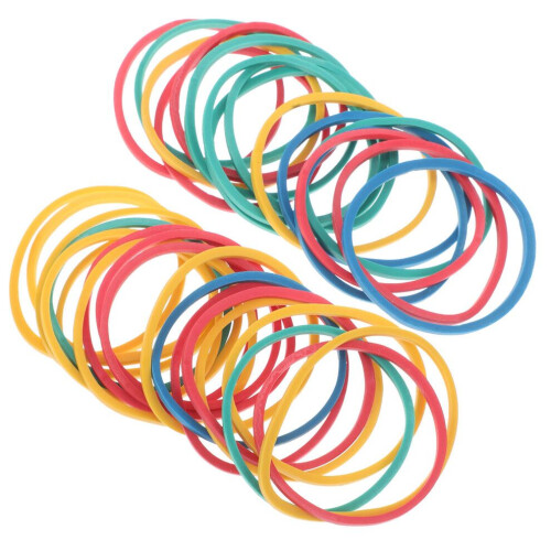 60 élastiques extensibles pour géoplan, école, maison