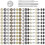 Set drukknopen, multifunctionele knopen, drukknopen 5
