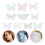 20 multicolored double-layer hair decorations for sewing on 5