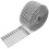 1 Roll Small Square Drilling Mesh Plastic Crystal Silver 1