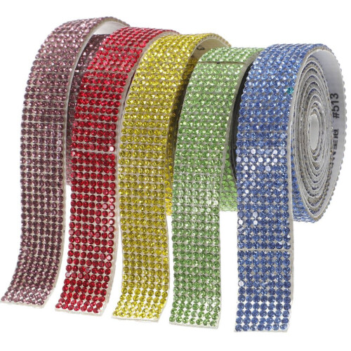 5 Crystal Hot Diamond Belt Decoration Strips