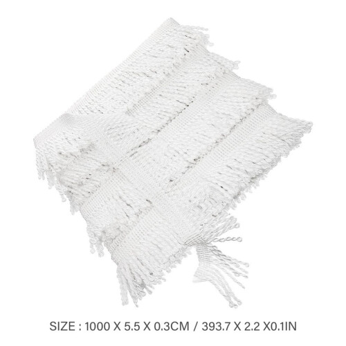 1 rollo de borlas de flecos DIY para cortinas 2