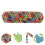 Bestickte Spitzenborte, mehrfarbiges Polyester, 1 Set 4
