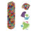 Bestickte Spitzenborte, mehrfarbiges Polyester, 1 Set 3