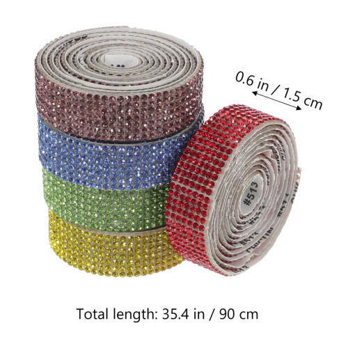 5 Crystal Hot Diamond Belt Decoration Strips 1