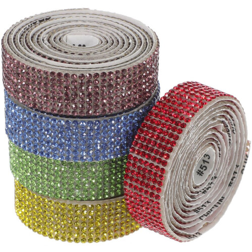 5 Crystal Hot Diamond Belt Decoration Strips 2