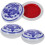 3-piece set: stamp pad, calligraphy box, ceramic jar 3