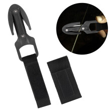 KEEP DIVING ABS Tauchmesser 41g Kompaktes Unterwasserwerkzeug Schwarz