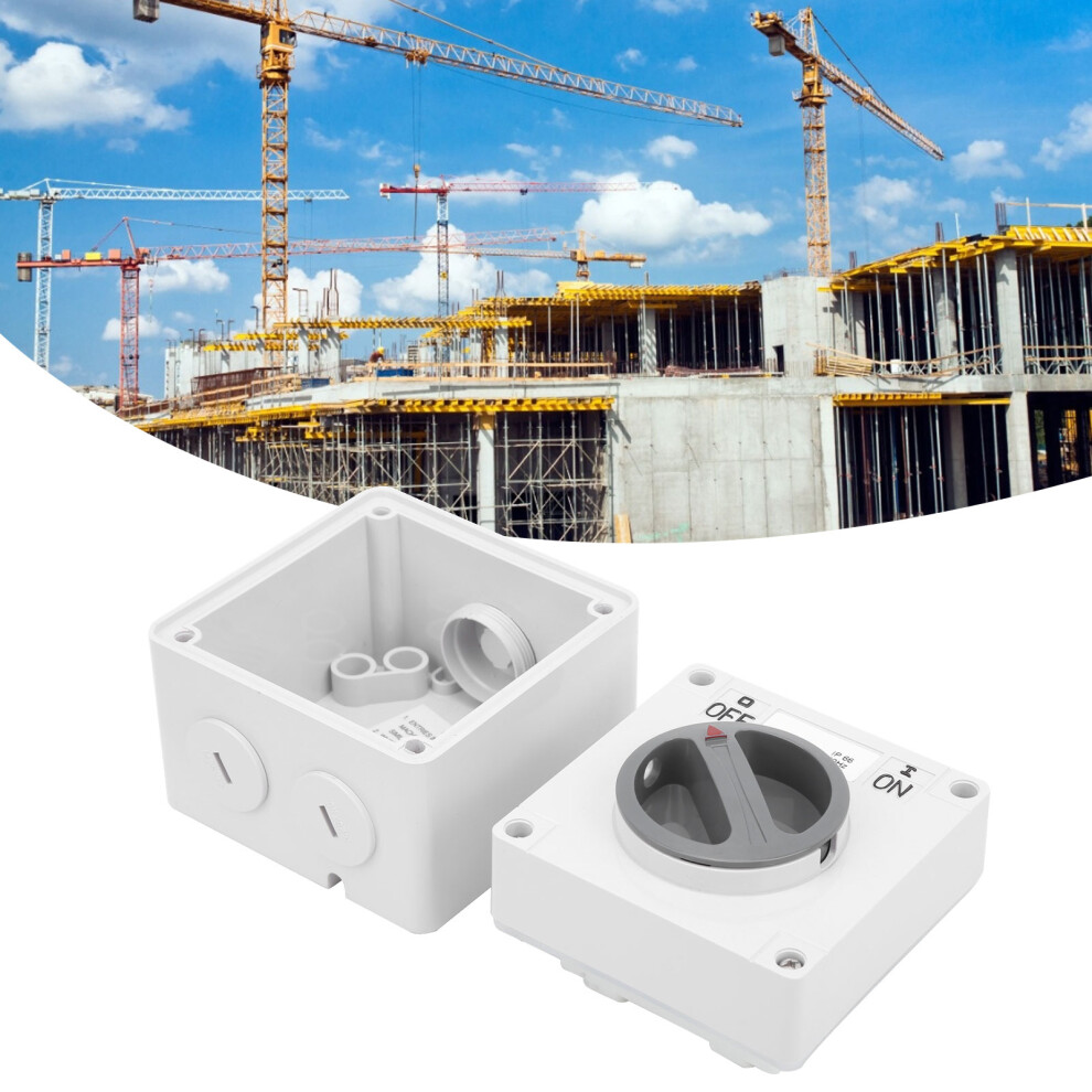 Weatherproof Switch Socket 2P20a 250V With Dustproof Rotary On/Off Button 9441360697737