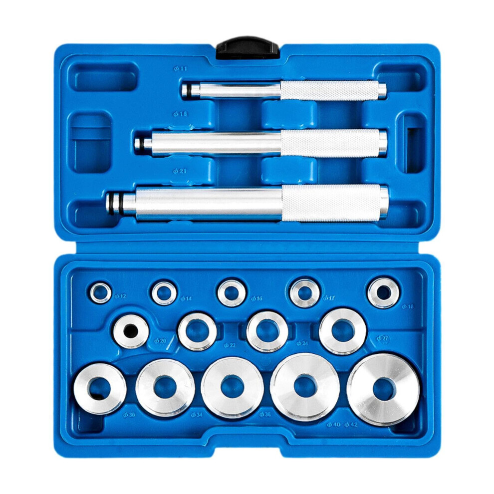 17 Pieces Bearing Race Seal Bush Driver Set Remover Tool Bearing Tool Axle Bushing Seal Installation Tool 9323874943640