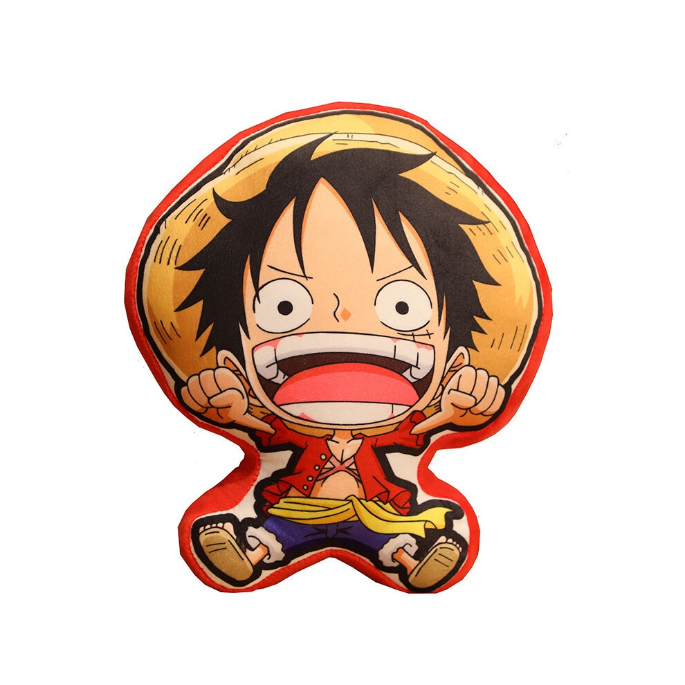 (Luffy, 50cm/19.69in) Piece Plush One Toy Cartoon Pillow Cushion Luffy Zoro Chopper Kids Nami Gift